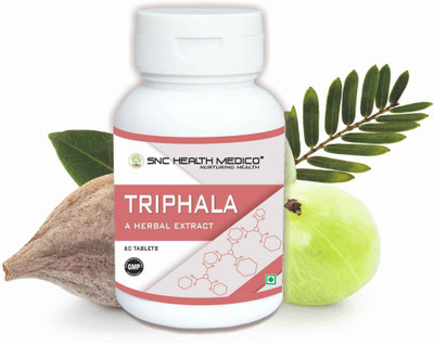 SNCHEALTHMEDICO Triphala Extract 500mg- Healthy Gut, Boost Immunity & Useful for Digestion(60 Tablets)