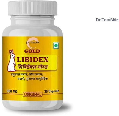 Dr.TrueSkin Libidex Gold Capsules Stamina Support Max Strength Boost(30 Capsules)