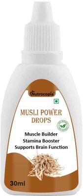 NUTROCOPIA Musli Powder Drops for Vitality & Performance Strength & Stamina Booster (30ML)(30 ml)