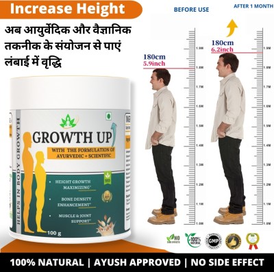 DIVYA SHAKTI AYURVEDA Growth UP - Height Increasing Medicine For Promote Body Growth & Bone Density