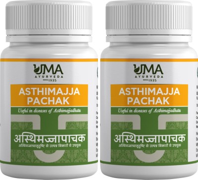 Uma Ayurveda Asthimajjapachak Tablet Usefulin Bone Joint Muscle Care Digestive Health 60 Tab(Pack of 2)