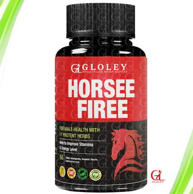 GLOLEY Horse Balanced Orignal Capsule With Fire Herbal Strength Tablets(60 Capsules)