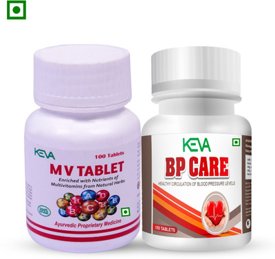 KEVA MV Tablet for Multivitamin Energy Level BP Care Tablets BP Control(Pack of 2, 200 Tablets)