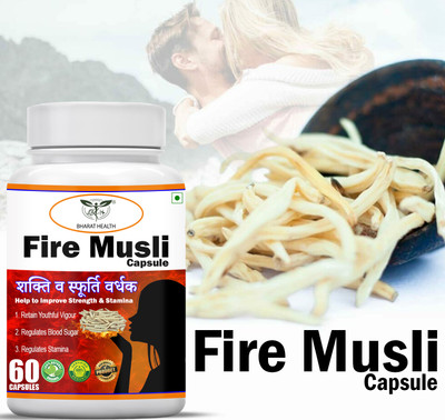 BHARAT HEALTH FIRE MUSLI CAPSULE(60 Capsules)