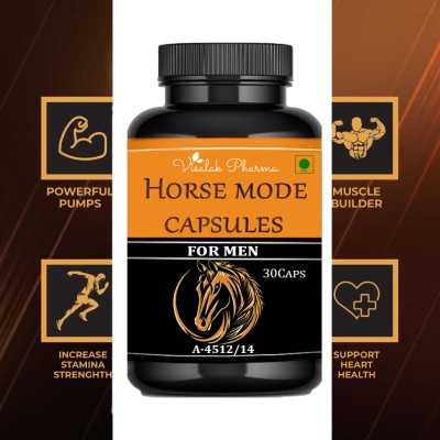 visalak pharma Horse Mode Herbal Capsules-Improves Energy levels & Pow-er