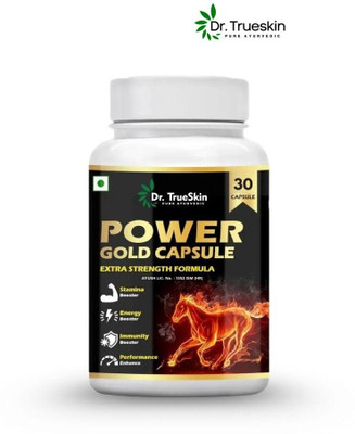 Dr.TrueSkin Power Gold Vital Herbal Stamina 30 Capsules(30 Capsules)