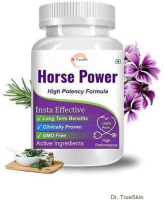 Dr.TrueSkin Horse Power Capsule & Oil With Men’s Energy Max Formula(30 Capsules)