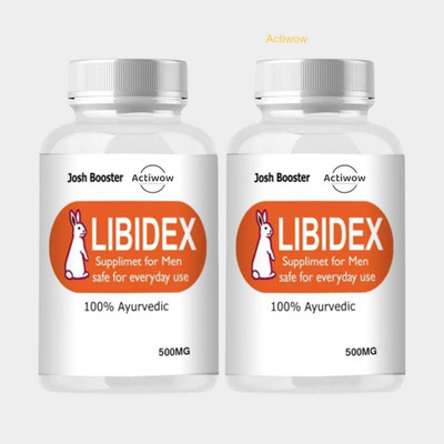 ACTIWOW Libidex Capsules - 30-Day Men’s Performance & Vitality Boost(Pack of 2, 60 Capsules)