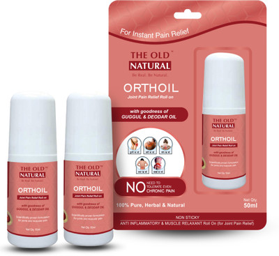 The Old Natural Orthoil Roll On I For Joint Pain Relief (Pack Of 2) For Rs. 239 @ 66% off