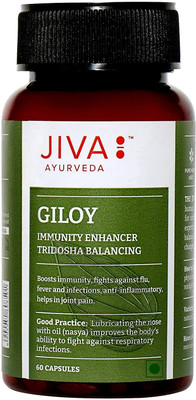 JIVA Giloy Capsule - Immunity Booster - 60 Capsules - Pack of 1(60 Capsules)