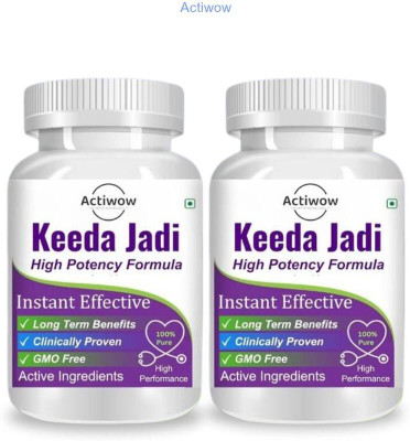 ACTIWOW Keeda Jadi Capsule Herbal Wake-Up for the Body AM01(Pack of 2, 30 Capsules)