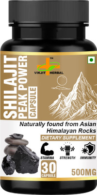 VIKJIT HERBALS SHILAJIT PEAK POWER CAPSULES(30 Capsules)