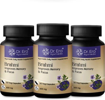 Dr. Era Ayurveda Brahmi Capsule for Mind Wellness | Helps Improve Memory(Pack of 3)