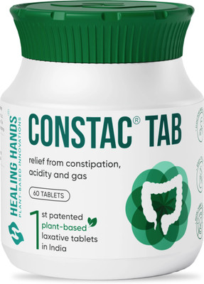 Healing Hands ConstacTab Tablets Patented Constipation Relief| Gentle Non-Habit-Forming(60 Tablets)