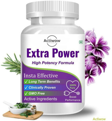 ACTIWOW Extra Power Capsules - Power from Nature(30 Capsules)