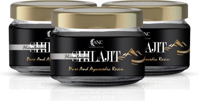 ANC Himalayan Shilajit Resin|Rich in Fulvic Acid|For Strength, Power & Stamina(Pack of 3)