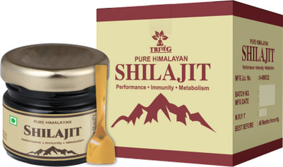 Trivang Pure Himalayan Shilajit Resin, For Immunity & Stamina, 20 g(20 g)
