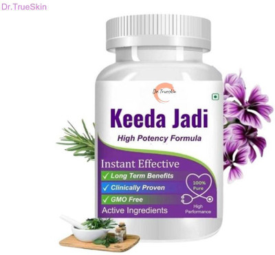 Dr.TrueSkin Keeda Jadi Capsule Ayurvedic Potency Max Strength Herbal(30 Capsules)