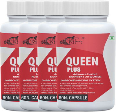 Riffway Queen Plus Immunity Power Women Tablet - Heighten Energy Level & Immunity(Pack of 4, 240 Capsules)