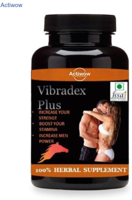 ACTIWOW Vibradex Plus Capsule Pure Herbal Wellness Support I09(30 Capsules)