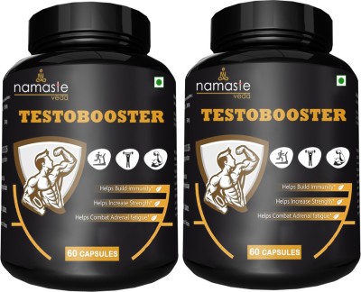 Namaste Veda Ayurvedic Testobooster capsule for Stamina, Strength Energy for Men & Women(Pack of 2)