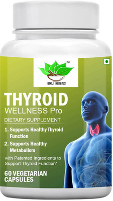 BIRJI HERBALS Thyroid Wellness Pro Capsule(60 Capsules)