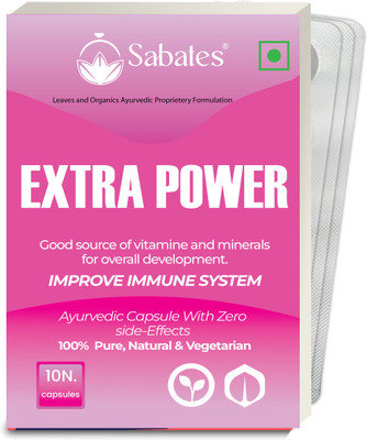 Sabates Extra Immunity Power Women Tablets - Realize Your Power - Stress Reliefe(Pack of 3, 30 Capsules)