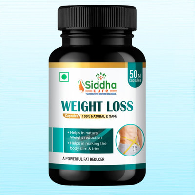 Siddha cure Weight Loss Capsules with CLA and Herbal Extracts for Lean Body(50 Capsules)