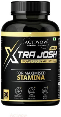ACTIWOW Xtra Josh Gold Capsules - Recharge Like a Pro(30 Capsules)