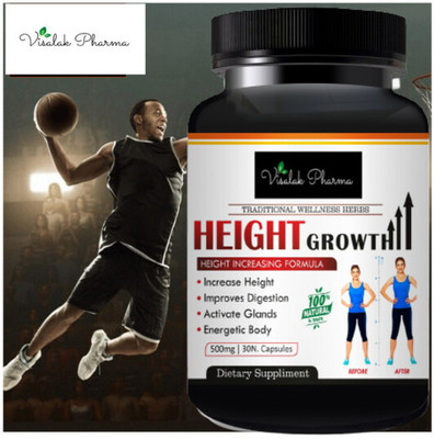 visalak pharma Height Growth Natural & Pure Height Increase Capsules(30 Capsules)