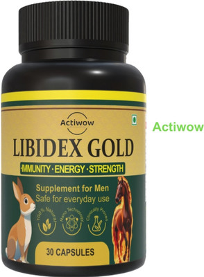 ACTIWOW Libidex Gold for Mental Focus & Clarity(30 Capsules)
