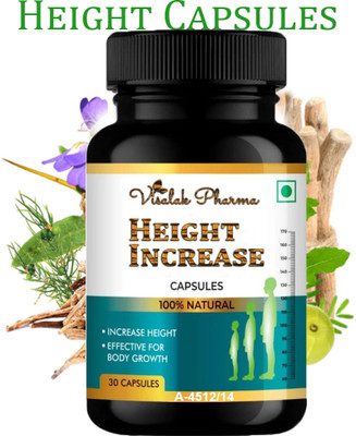 visalak pharma Height Increase tab-lets For Helps To Grow Longer & Gain Inches(30 Capsules)
