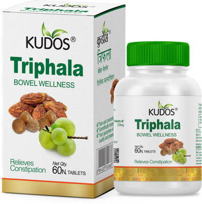 KUDOS Triphala Tablets(60 Tablets)