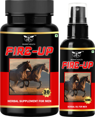 BHARAT HEALTH FIRE - UP COMBO(30 Capsules, 50 ml)