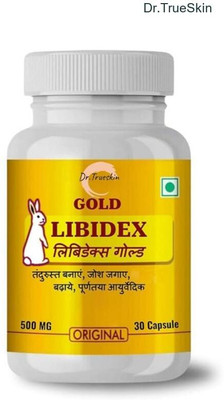 Dr.TrueSkin Libidex Gold Capsules Advanced Premium Stamina For Men X01(30 Capsules)