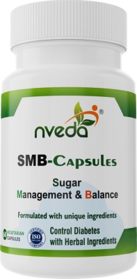 Nveda SMB Capsules for Diabetes Care Ayurvedic Herbal Medicine Supplements(Pack of 60)