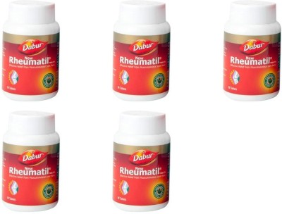 Dabur Rheumatil tab Rheumatil Tablets (90 Tablet) For joint pain and inflammation(Pack of 5)