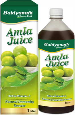 Baidyanath Amla Juice - 1L - Rich in Vitamin C and a Natural Immunity Booster | Rich in antioxidants |Help to Increase Metabolism & improves Digestion(1000 ml)