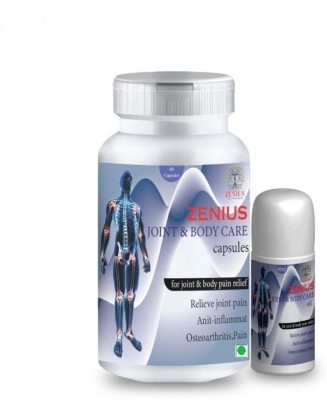 Zenius Joint & Body Care Combo for Knee & Other Joint Pain Relief Magic Oil & Capsules