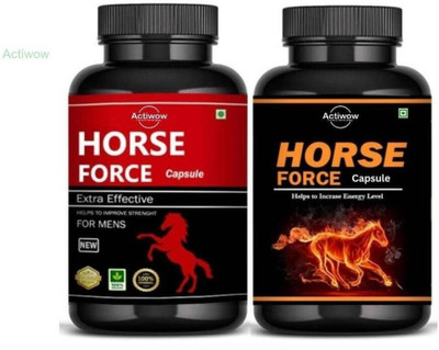 Horse Power Force Capsule & Endurance Formula for Active Men S98(Pack of 2, 30 Capsules)