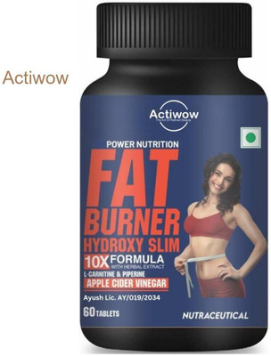 ACTIWOW Fat Burner Tablets with CLA & Green Tea for Healthy Weight LossY01(60 Tablets)