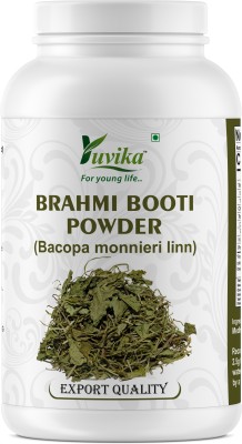 yuvika Brahmi Booti Powder - Gotu Kola - Bacopa Monnieri Linn - Indian Pennywort (100G)