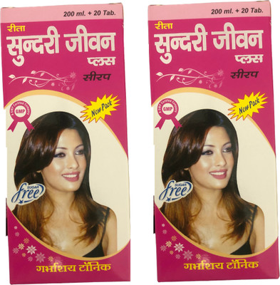 Rita Pharmacy Rita Sundri Jivan Pack of 2 (200ML+200Ml) Syrup(Pack of 2, 400 ml)