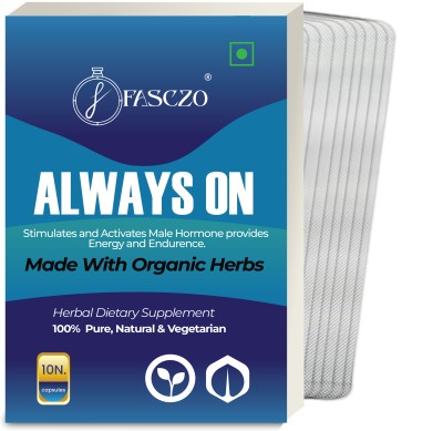 Fasczo Always On Wellness Energy Medicine For Men , Good For Health , Stress Reliefe(Pack of 9)