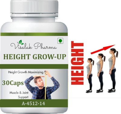 visalak pharma Height Grow-Up-Height Maximizer capules Promotes Body Fit