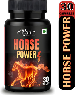 dial organic Stamina booster for men power | Horse power capsule for men(30 Capsules)