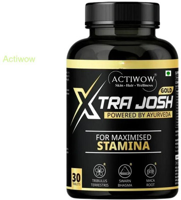 ACTIWOW Xtra Josh Gold Capsules - Boost Without Crash(30 Capsules)
