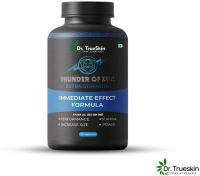 Dr.TrueSkin Thunder Of Zeus for energy and men’s recovery mix(30 Capsules)
