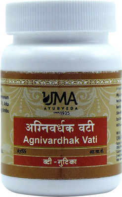 Uma Ayurveda Agnivardhak Vati 40 Tab Useful in Digestive Health(40 Tablets)