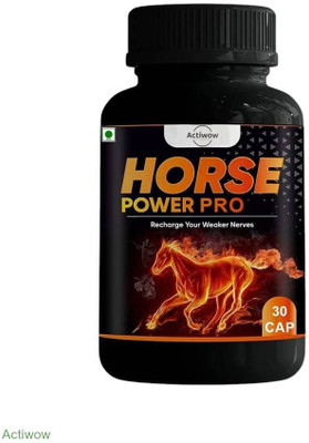 ACTIWOW Horse Power Pro Capsule Recharges energy & builds confidence LO8Q(30 Capsules)